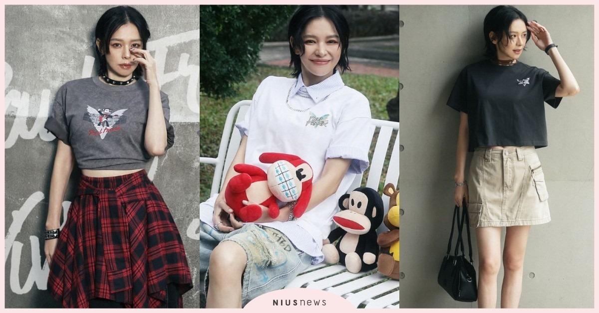 徐若瑄居然推聯名！親拍超少女美照4大「大嘴猴限量T恤」開賣，黑色餅乾款掀回憶殺 Vivian聯名、徐若瑄聯名、徐若瑄聯名Paul Frank、Paul Frank聯名、Paul Frank台灣