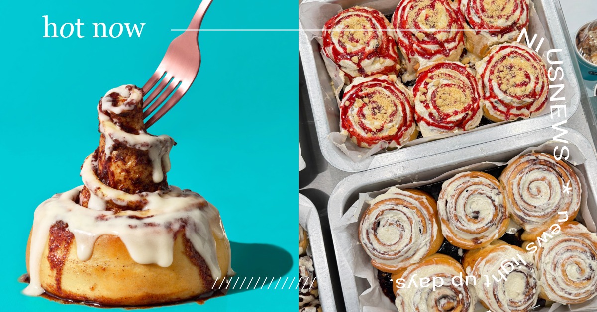 肉桂捲控衝了！美國CINNABON首店插旗台北中山，菜單、限定草莓起司口味一次看 肉桂捲、CINNABON