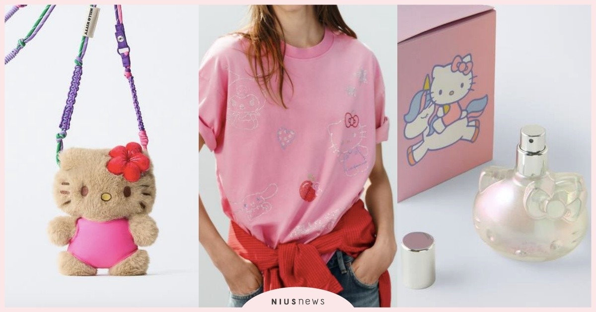 ZARA偷上架28款「Hello Kitty三麗鷗聯名」！大頭香水只要490元、烤焦版包包必收 ZARAHello Kitty三麗鷗、ZARA三麗鷗聯名、ZARAHello Kitty聯名、三麗鷗聯名、Hello Kitty聯名、Hello Kitty童裝、三麗鷗童裝