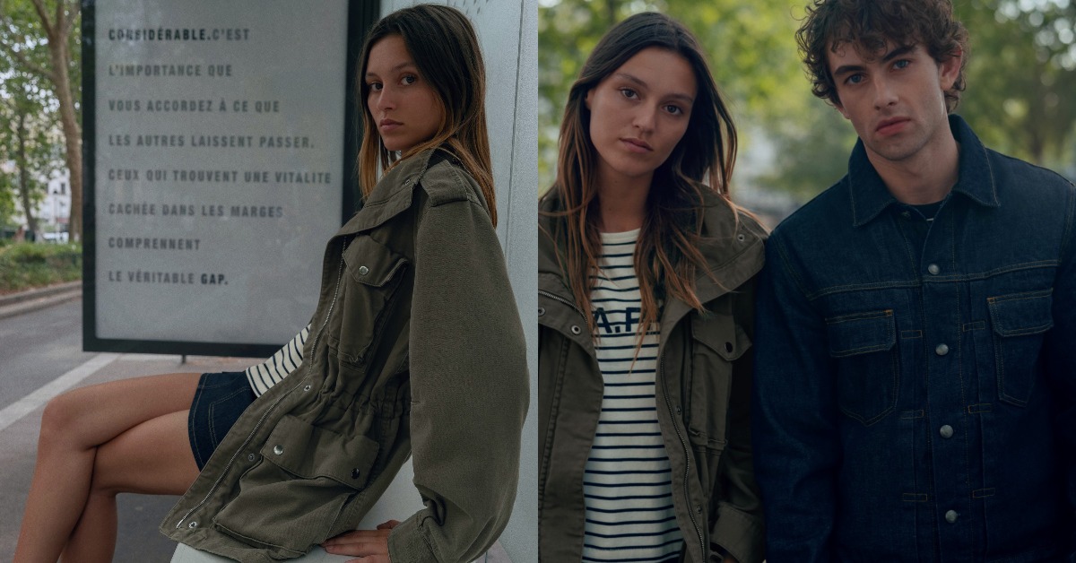 Gap x A.P.C. 聯名系列 10/2 台灣開賣，用丹寧把紐約巴黎風格帶進衣櫥 GapAPC聯名、GAPC、丹寧穿搭、美式休閒、巴黎時尚、秋季新品、統一時代百貨台北店、南港LaLaport